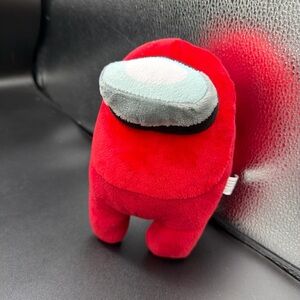 AMONG US PLUSH RED - STUFFED CUTE KAWAII VIDEO GAME CHARACTER